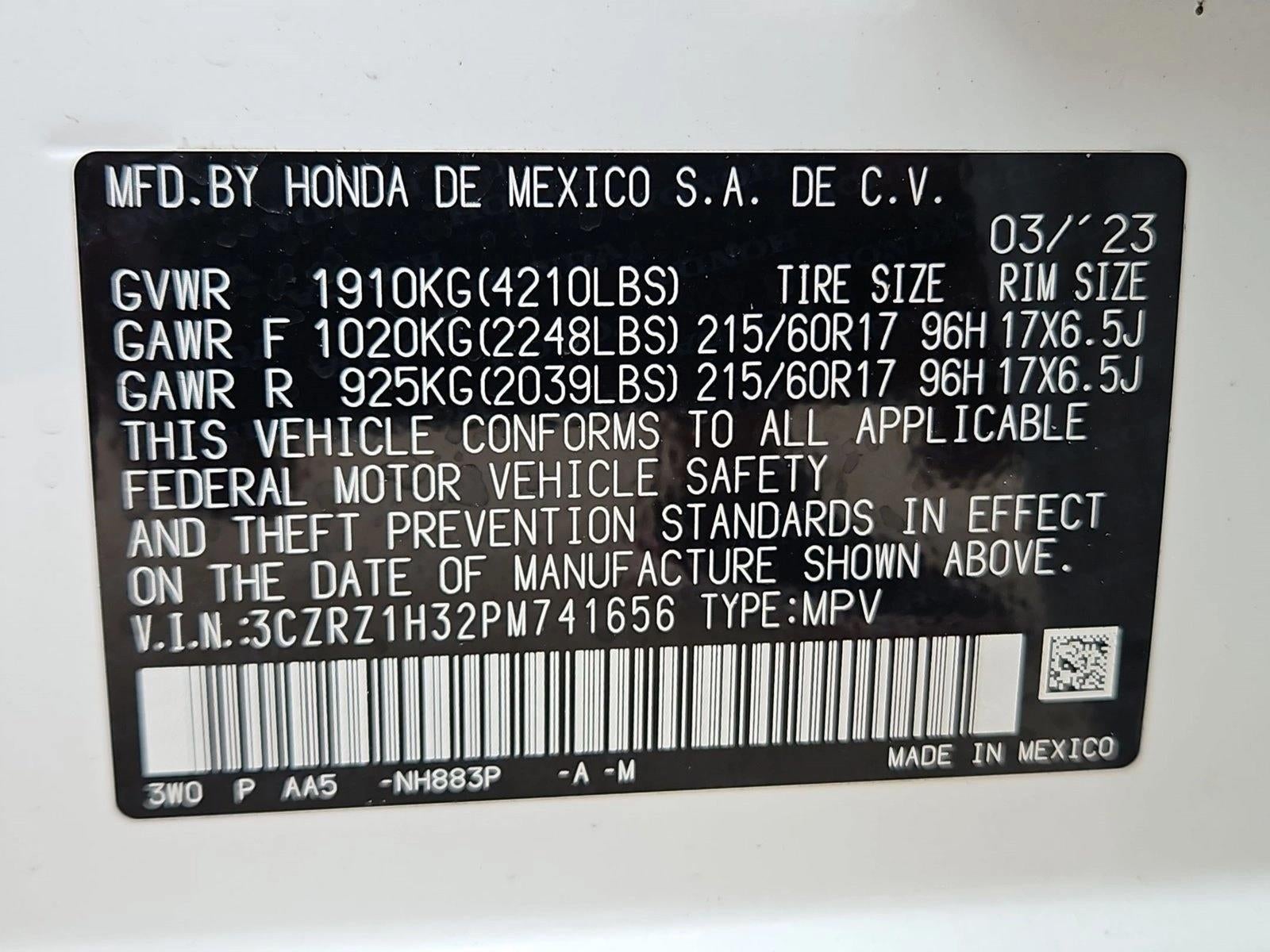 2023 Honda HR-V LX 2WD CVT