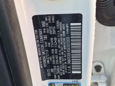 2025 Hyundai TUCSON SEL FWD