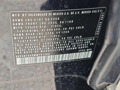 2021 Volkswagen Tiguan 2.0T SEL FWD
