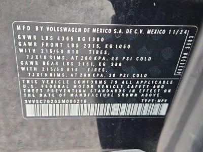 2025 Volkswagen Taos SE FWD
