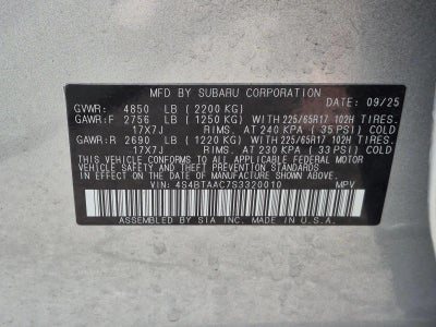 2025 Subaru Outback AWD