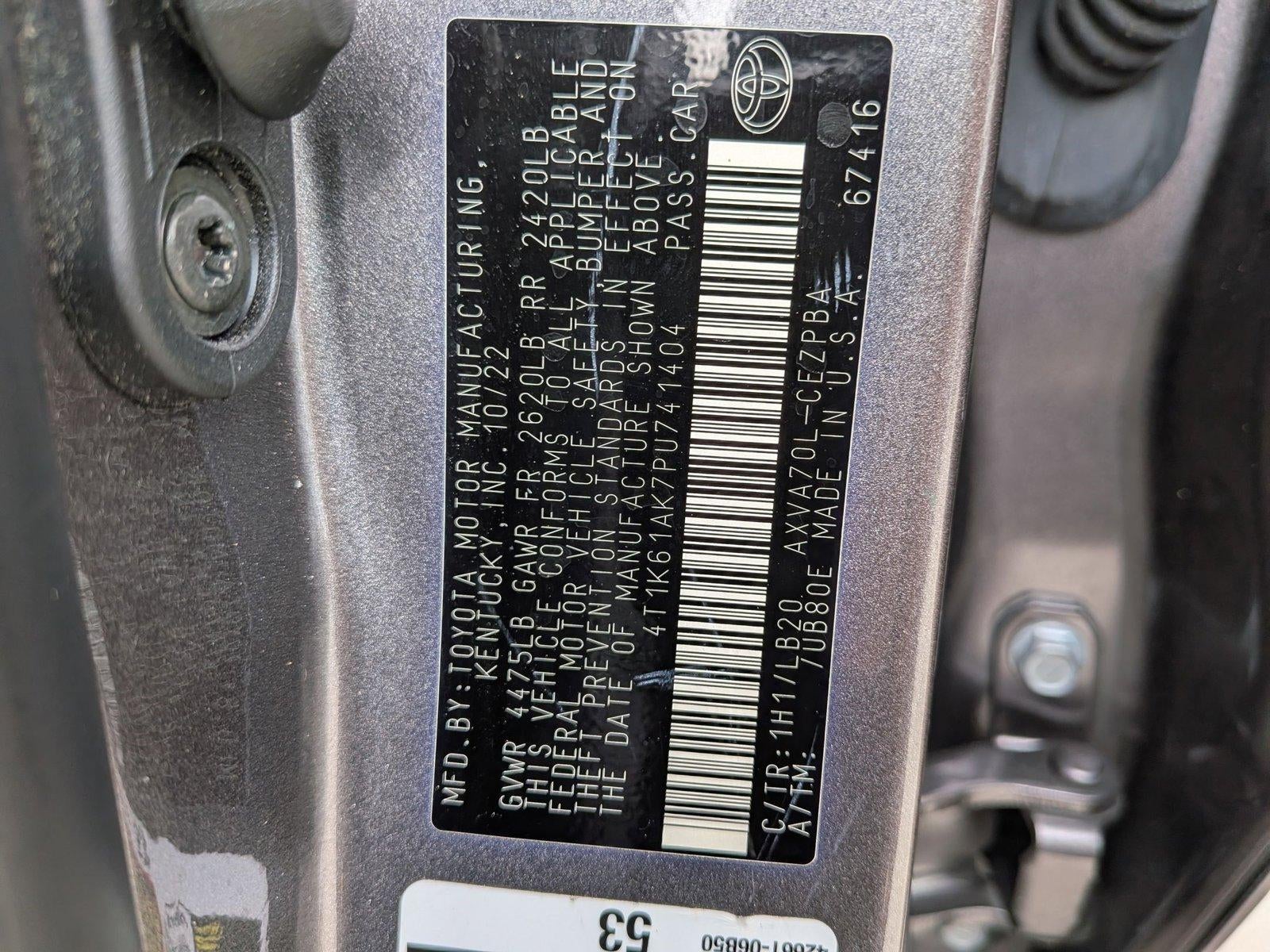 2023 Toyota Camry XSE Auto (Natl)