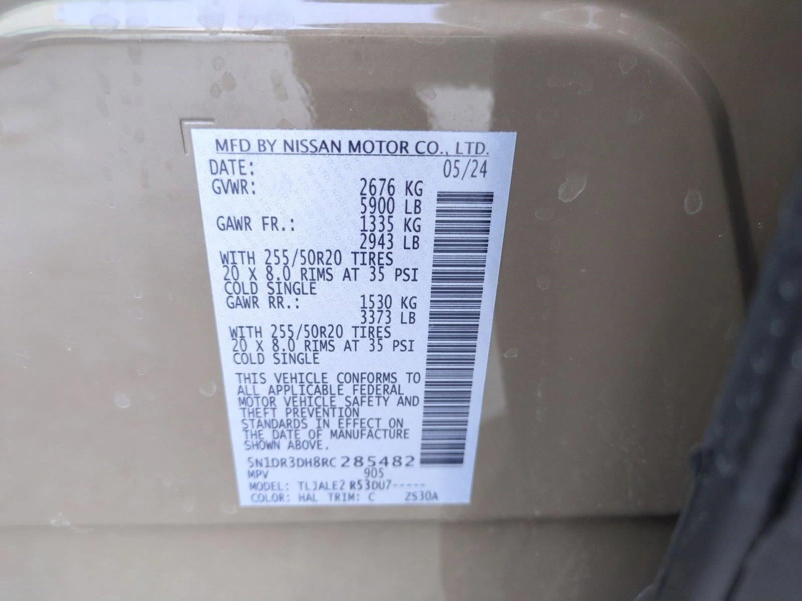 2024 Nissan Pathfinder Platinum 2WD