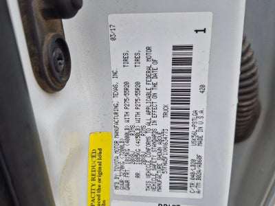 2017 Toyota Tundra 4WD 4WD Limited CrewMax 5.5' Bed 5.7L FFV (SE)