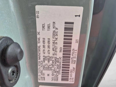2022 Toyota Tundra 4WD 4WD TRD Pro Hybrid CrewMax 5.5' Bed (Natl)