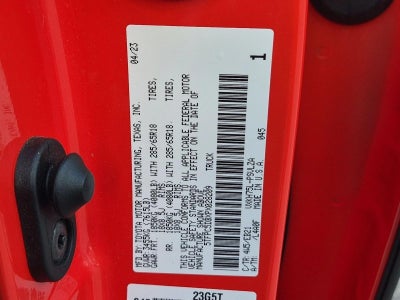 2023 Toyota Tundra 4WD 4WD TRD Pro Hybrid CrewMax 5.5' Bed (Natl)