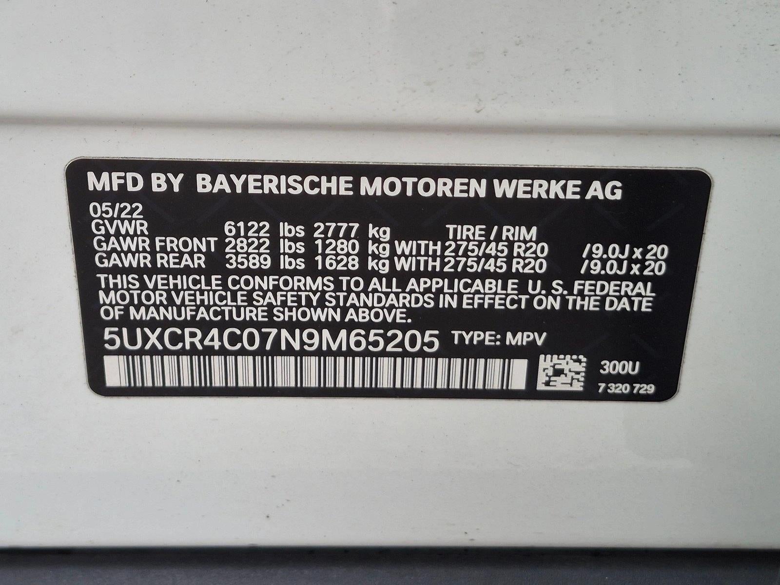 2022 BMW X5 sDrive40i Sports Activity Vehicle