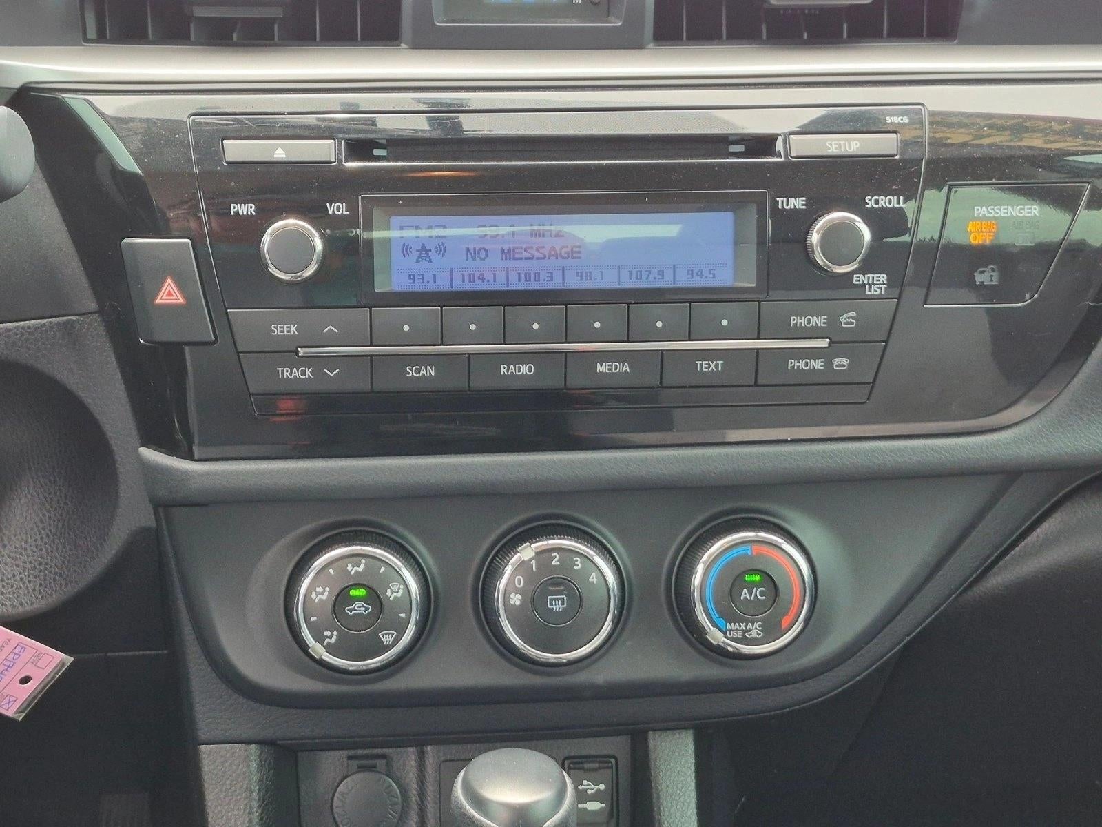 2014 Toyota Corolla 4dr Sdn Auto L (Natl)