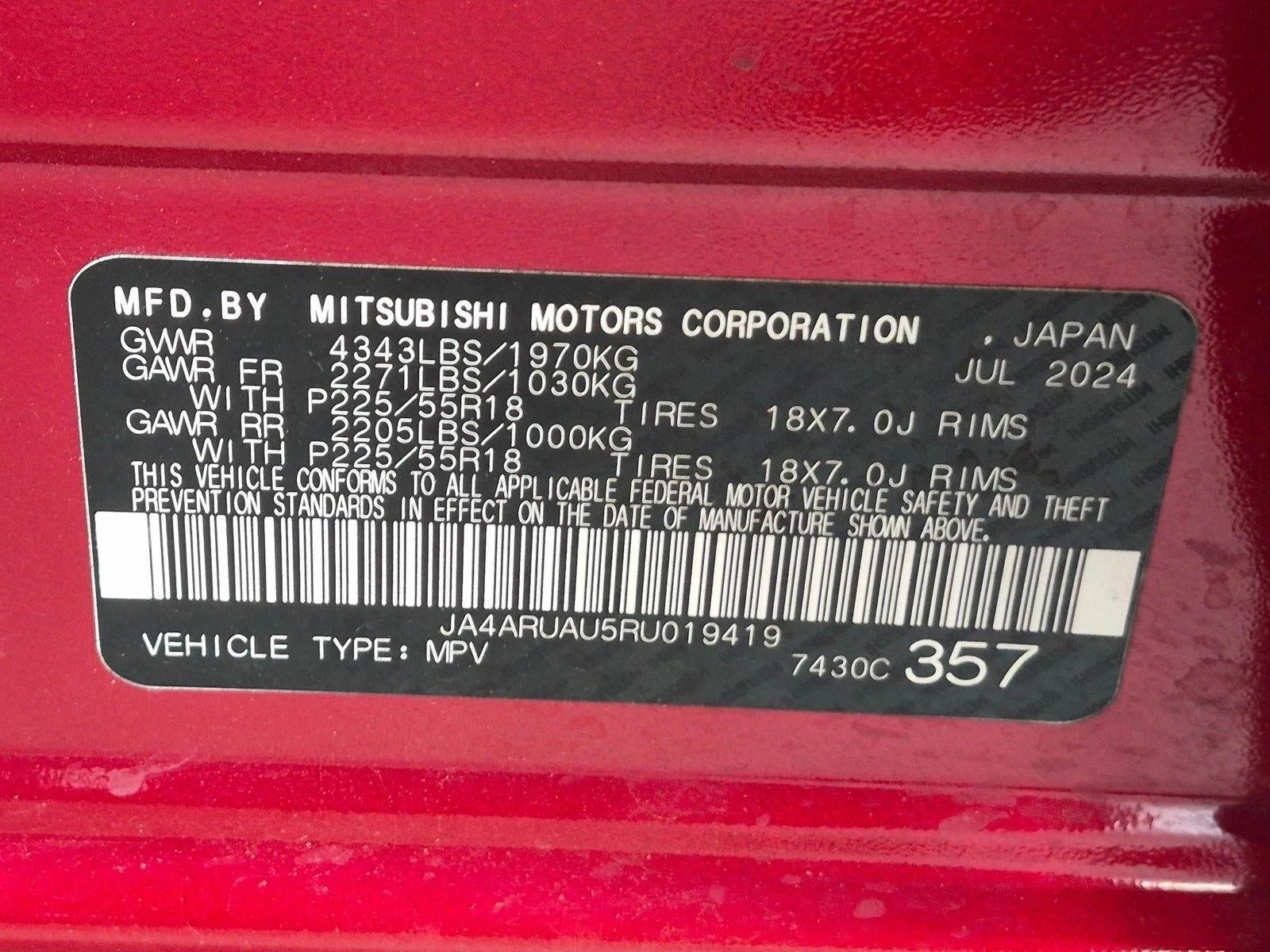 2024 Mitsubishi Outlander Sport S 2.0 AWC