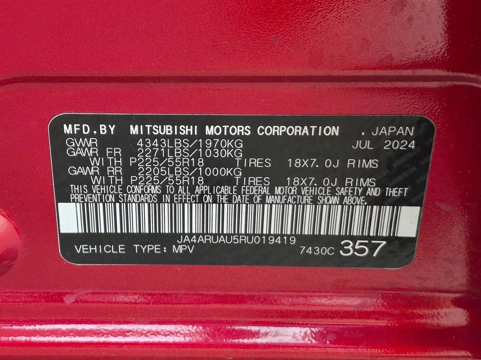 2024 Mitsubishi Outlander Sport S 2.0 AWC