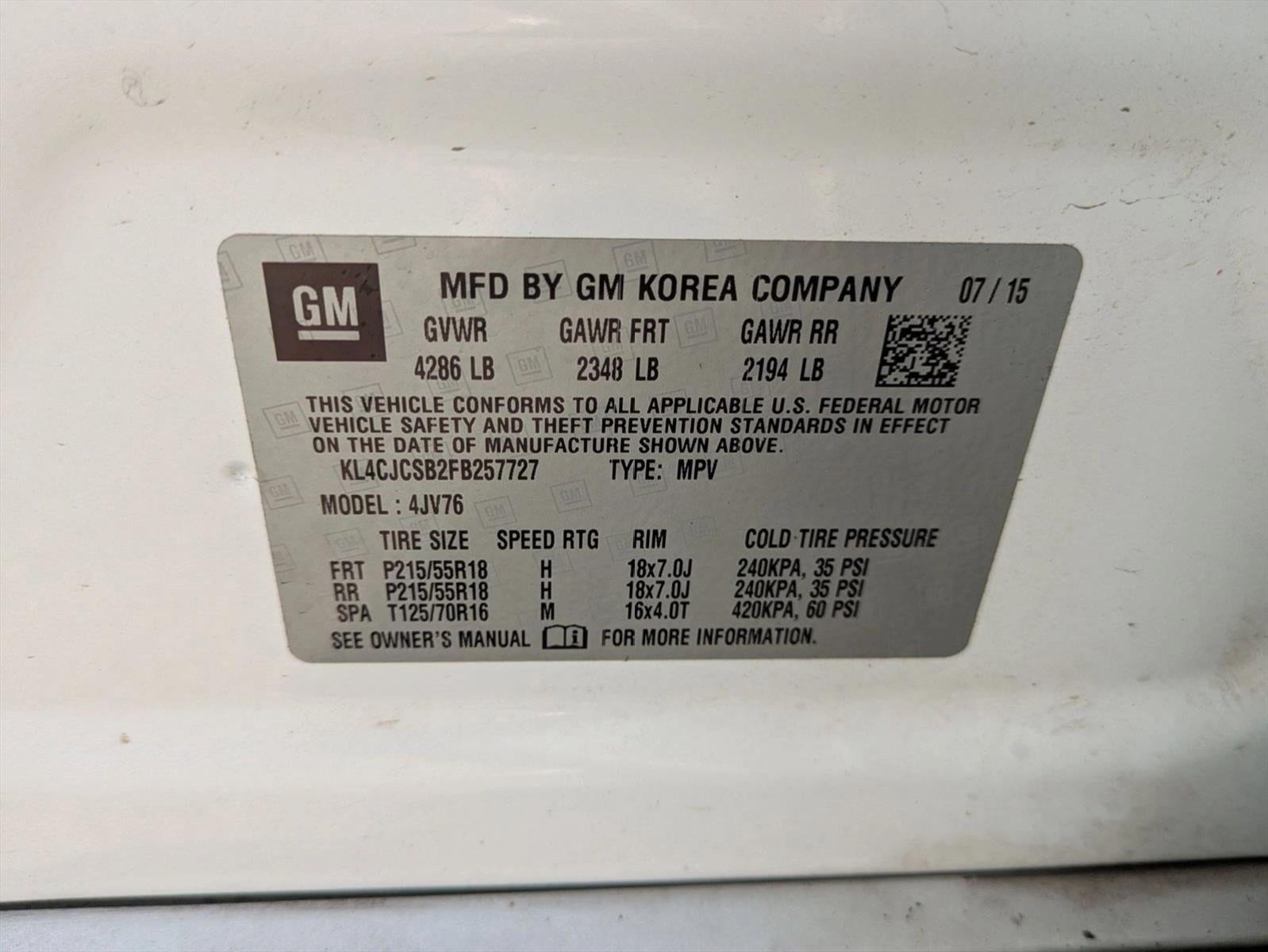 2015 Buick Encore Leather FWD