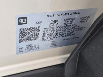 2026 Chevrolet Trax FWD 4dr 2RS