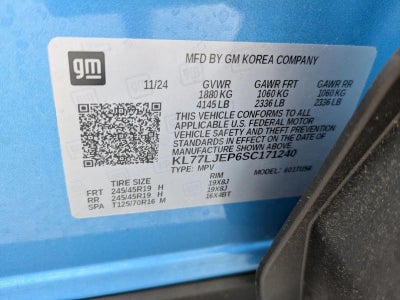 2025 Chevrolet Trax FWD 4dr 2RS