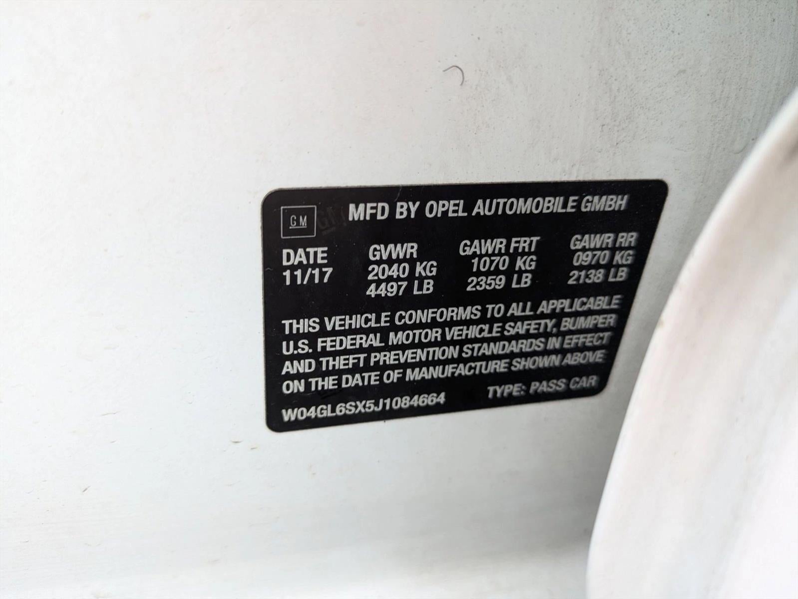 2018 Buick Regal Sportback Preferred FWD