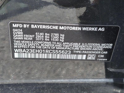 2024 BMW 740i Sedan