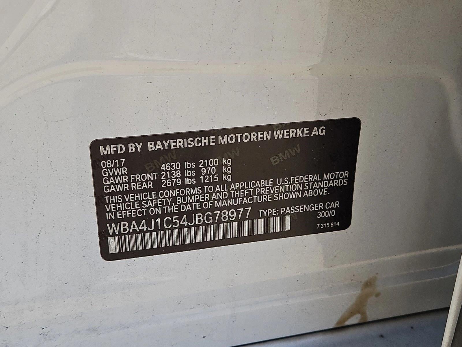 2018 BMW 430i Gran Coupe