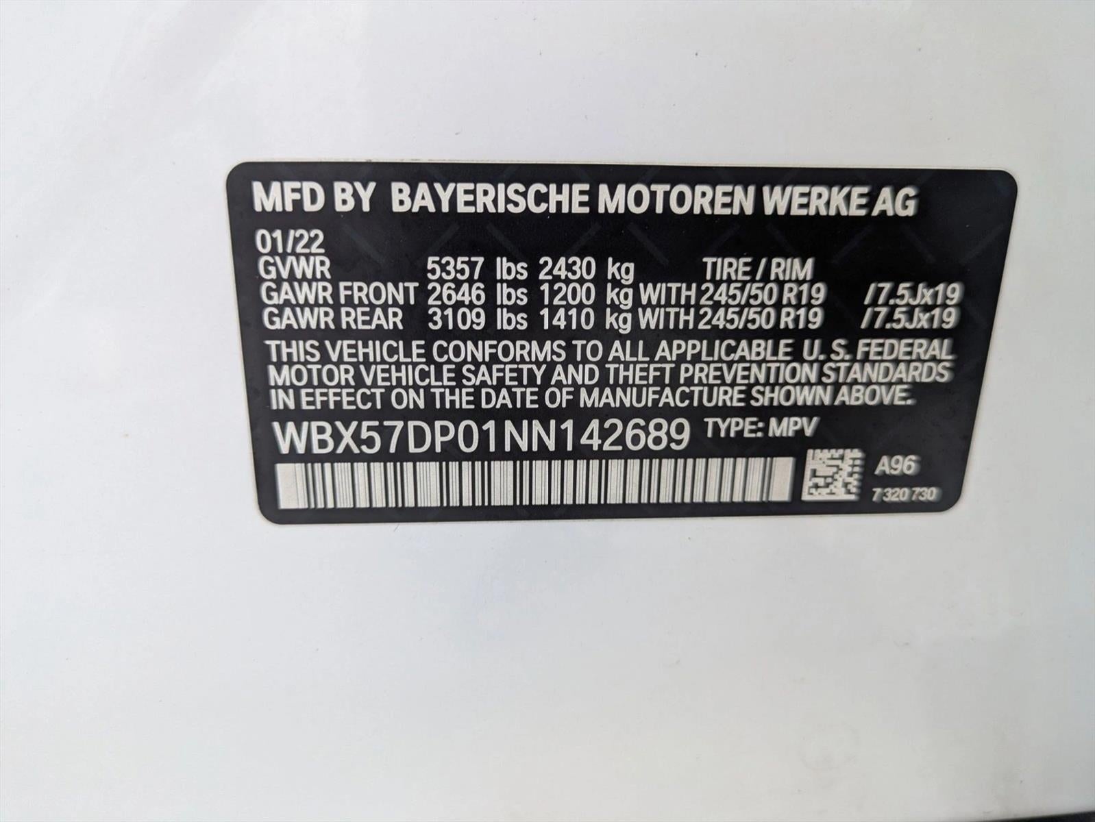 2022 BMW X3 xDrive30i Sports Activity Vehicle