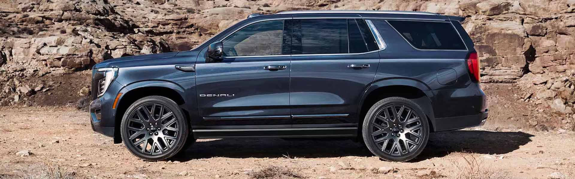 2025 Yukon on Dirt Road